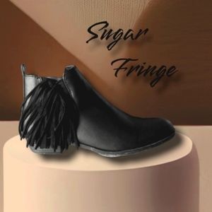 Sugar black booties 8.5